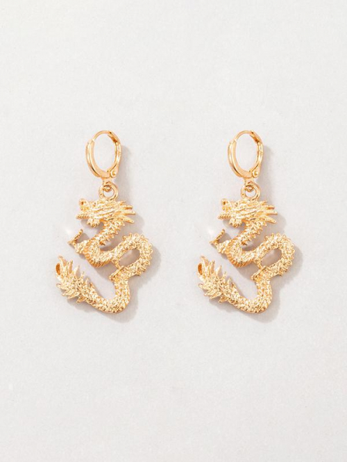 Cute Earrings Chinoiserie Dragon Drop Earrings By ZAFUL