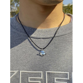 Men's Streetwear Planet Pendant Necklace