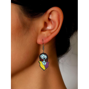 Cute Earrings Women's Halloween Wacky Lady Shaped Drop Earrings By ZAFUL