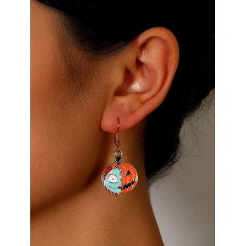 Cute Earrings Women's Halloween Pumpkin Skull Shaped Drop Earrings By ZAFUL