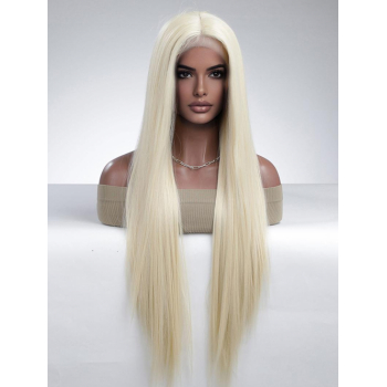 zaful Lace Front Blonde Extra Long Synthetic Wig