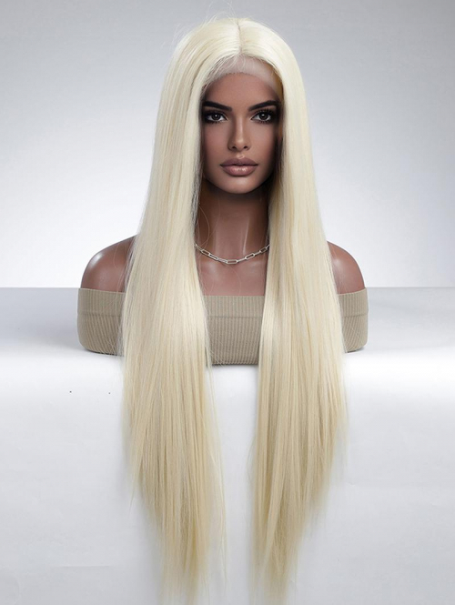 zaful Lace Front Blonde Extra Long Synthetic Wig