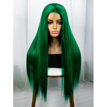 zaful Women's Festival Cosplay 4*2 Lace Front Silky Straigth Synthetic Wig