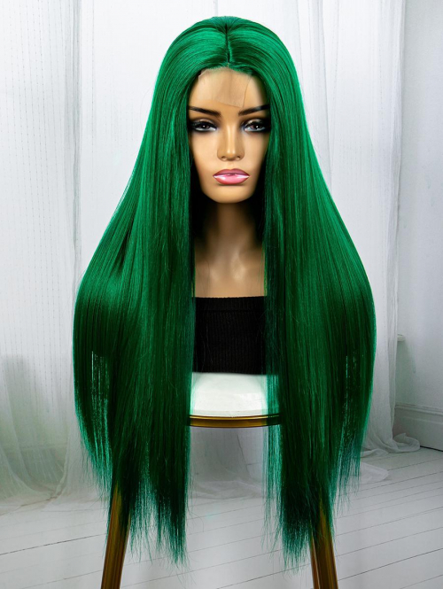 zaful Women's Festival Cosplay 4*2 Lace Front Silky Straigth Synthetic Wig