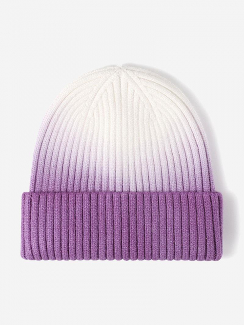 Fashion Women Women's Daily Winter Fashion Ombre Foldover Beanie Hat