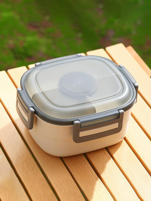 1.3L Portable Multifunction Outdoor Camping Student Office Worker Lunch Box Container