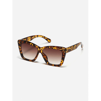 Fashion Women Unisex Rivet Decorated Oversized Cat Eye Retro Sunglasses For Men and Women