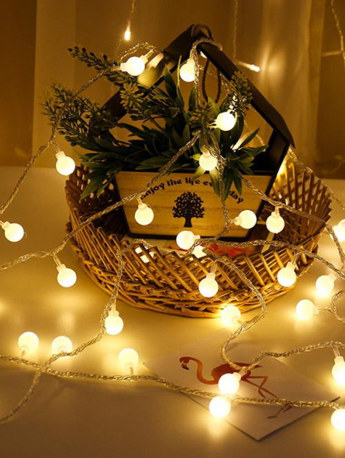 Home Decor Stars Bulbs Shape LED String Lights