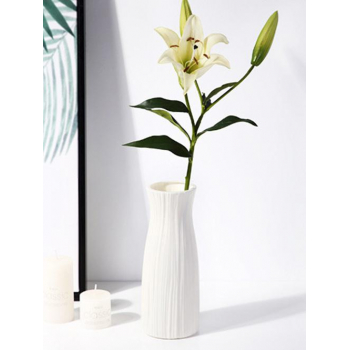 Minimalist Nordic PP Flower Vase For Modern Home Decor Living Room Bedroom Kitchen Office and Wedding