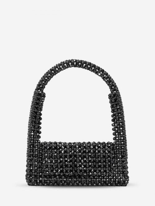 ZAFUL Beading Foldover Evening Party Shoulder Bag