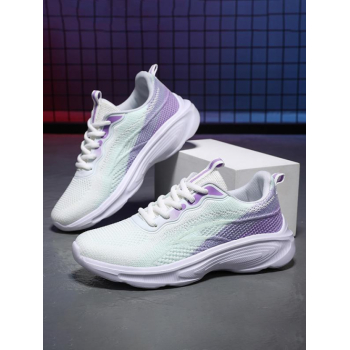 Women Breathable Colorblock Running Shoes