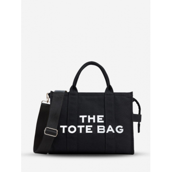 Letter Pattern Large Capacity Tote Shoulder Bag