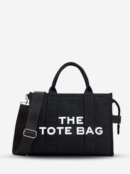 Letter Pattern Large Capacity Tote Shoulder Bag