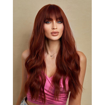 zaful Long Wavy See-through Bang Heat Resistant Fiber Wig