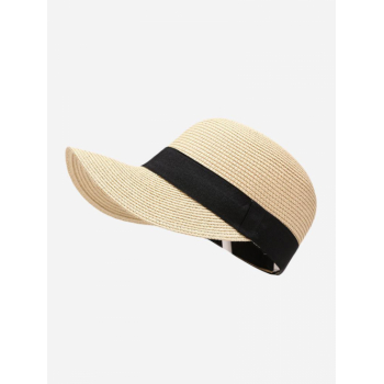 Fashion Women Outdoor Sun Sunscreen Summer Baseball Straw Hat for Men and Women