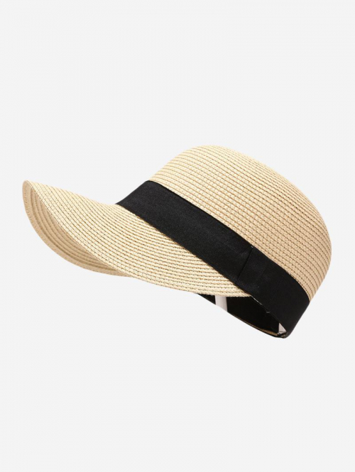 Fashion Women Outdoor Sun Sunscreen Summer Baseball Straw Hat for Men and Women