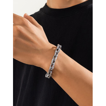 Men's Retro Hip-hop Style Chunky Chain Bracelet