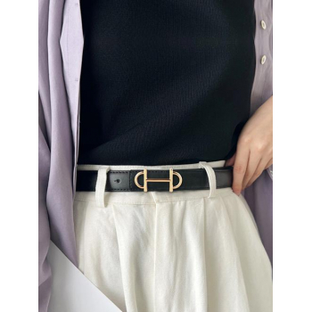 Fashion Women Women's Daily Metal Decor Buckle Belt