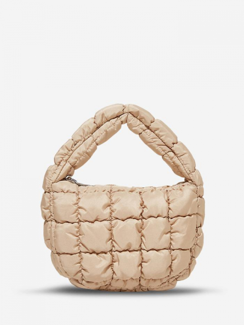 Quilted Puffer Ruched Cloud Shoulder Bag