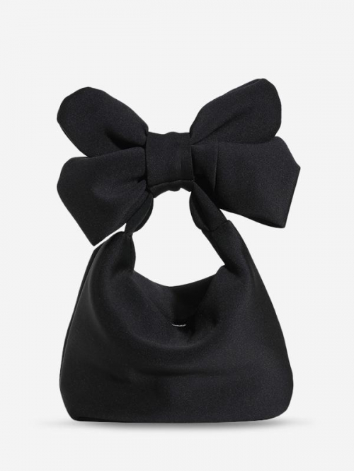 ZAFUL Women's Daily Big Bow Decor Top Handle Tote Bag