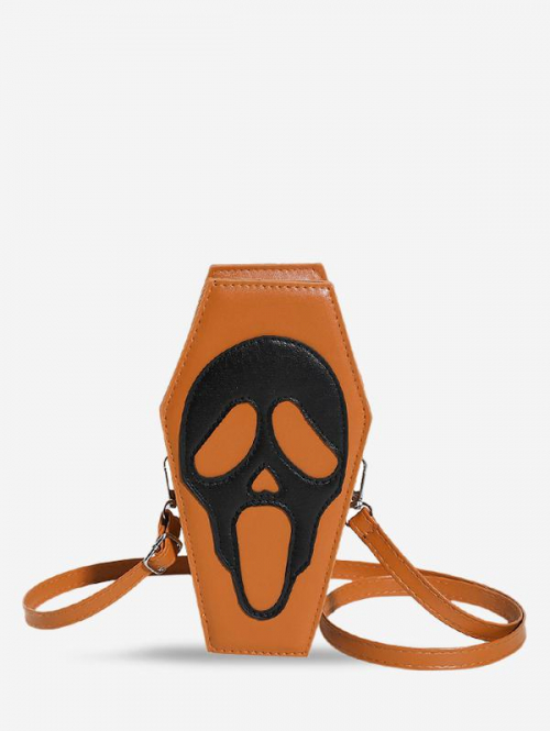 Women's Halloween Funny Skull Pattern Crossbody Bag