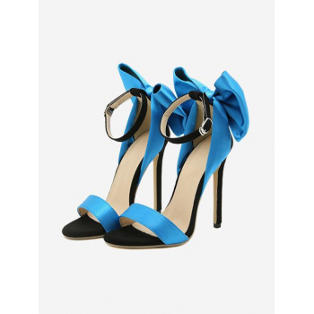 Women Bowknot Decorated Stiletto Heel Sandals