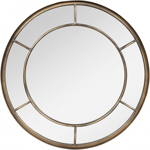 La Hacienda Valencia Gold Round Mirror