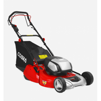 Cobra RM51SP80V 20" Lithium-Ion Cordless Lawnmower with Roller (2 x 40v 5Ah Battery & 2 x Fast Charger)