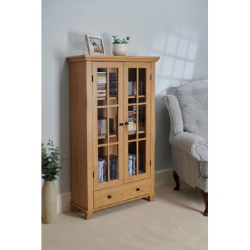 Greenhurst Display Media Cabinet (Oak)