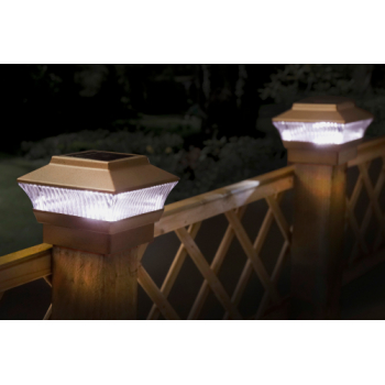 Greenhurst Solar Post Lights (Pack of 2)