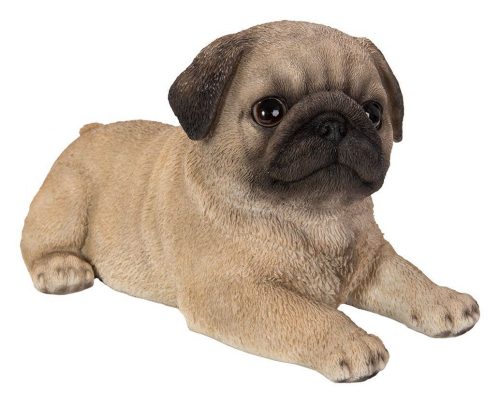 Vivid Arts Laying Pug Puppy (Size F)