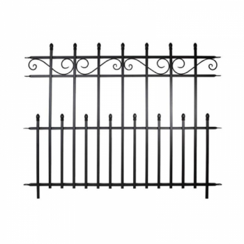 Panacea Kensington Fence Section 96 x 122cm (Black)