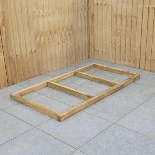 Forest Garden Pressure Treated 3x6 Pent Garden Bar Base (Installation Included)