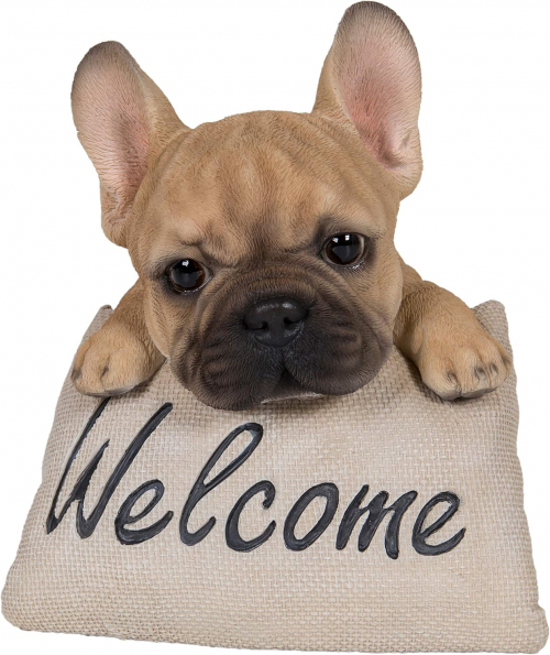 Vivid Arts French Golden Bulldog Welcome Petpal (Size F)