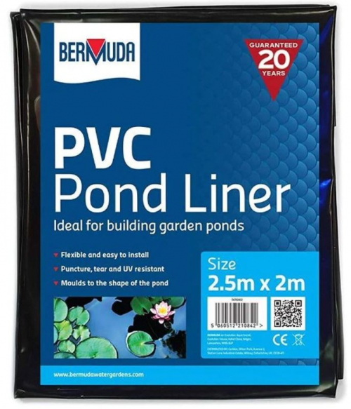 Bermuda Pond Liner 2.5m x 2m