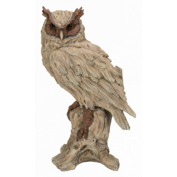 Vivid Arts Wood Life Long Eared Owl - Size B