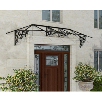 Palram-Canopia Lily 3100 Canopy (Black/Clear)