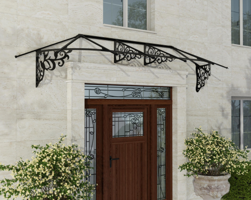 Palram-Canopia Lily 3100 Canopy (Black/Clear)