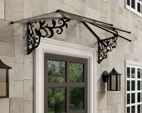 Palram-Canopia Lily 2130 Canopy (Black/Clear)