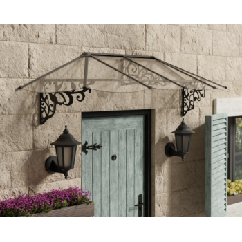 Palram-Canopia Lily 2600 Canopy (Black/Clear)