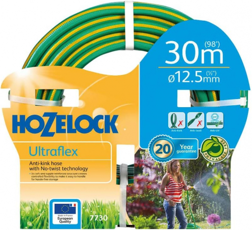 2 Hozelock 30m Ultraflex Hose