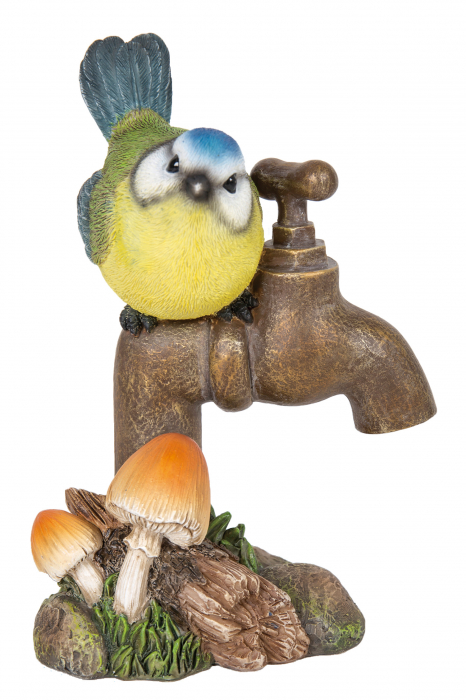 Vivid Arts Blue Tit on Garden Tap (Size F)