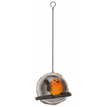 Vivid Arts Coconut Feeder Robin (Size F)