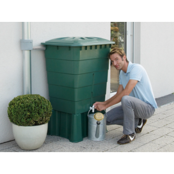 Garantia 203 Litre Square Water Butt With Stand & Diverter Kit