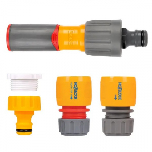 Hozelock 3in1 Nozzle Plus & Fittings Grab Bag