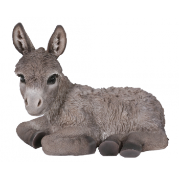 Vivid Arts Real Life Laying Baby Donkey (Size D)