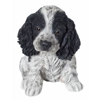 Vivid Arts Pet Pals Black/White Cocker Spaniel Puppy (Size F)