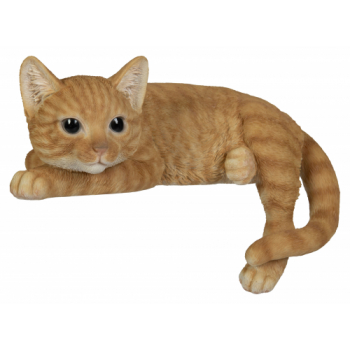 Vivid Arts Real Life Laying Ginger Cat (Size D)