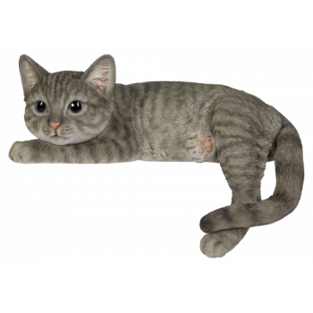 Vivid Arts Real Life Laying Tabby Cat (Size D)