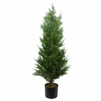 Leaf Design 120cm Artificial Cypress Topiary